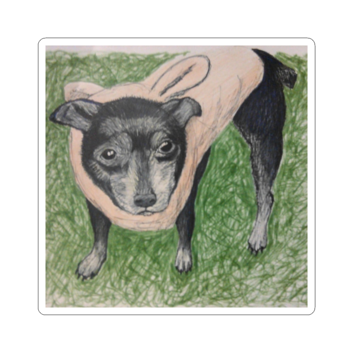 "Peanut" Dog Stickers