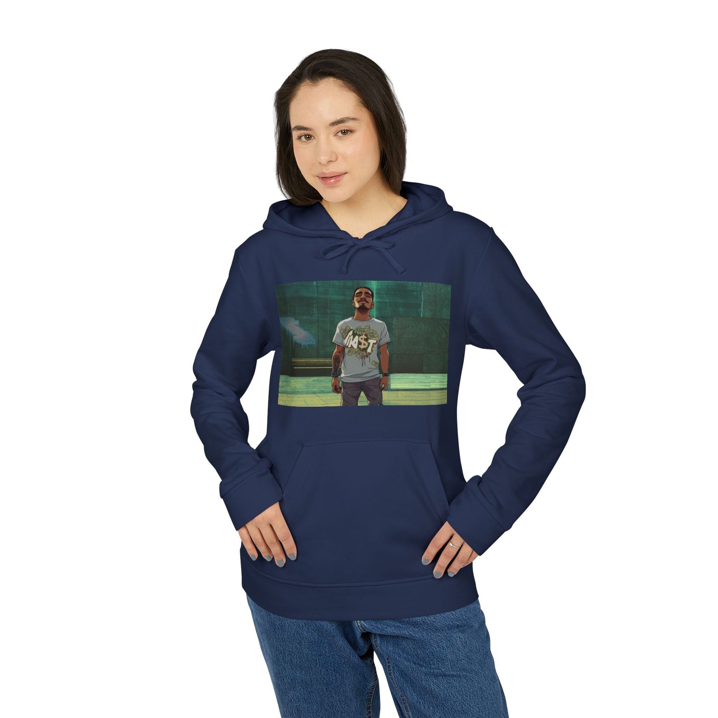Adidas Unisex Ben Most Graphic Fleece Hoodie