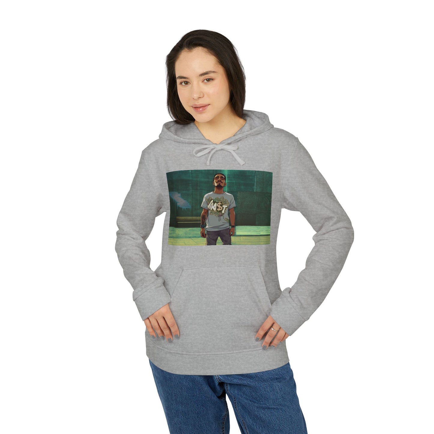Adidas Unisex Ben Most Graphic Fleece Hoodie