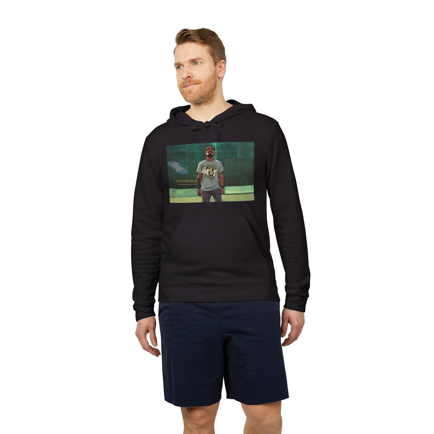 Adidas Unisex Ben Most Graphic Fleece Hoodie
