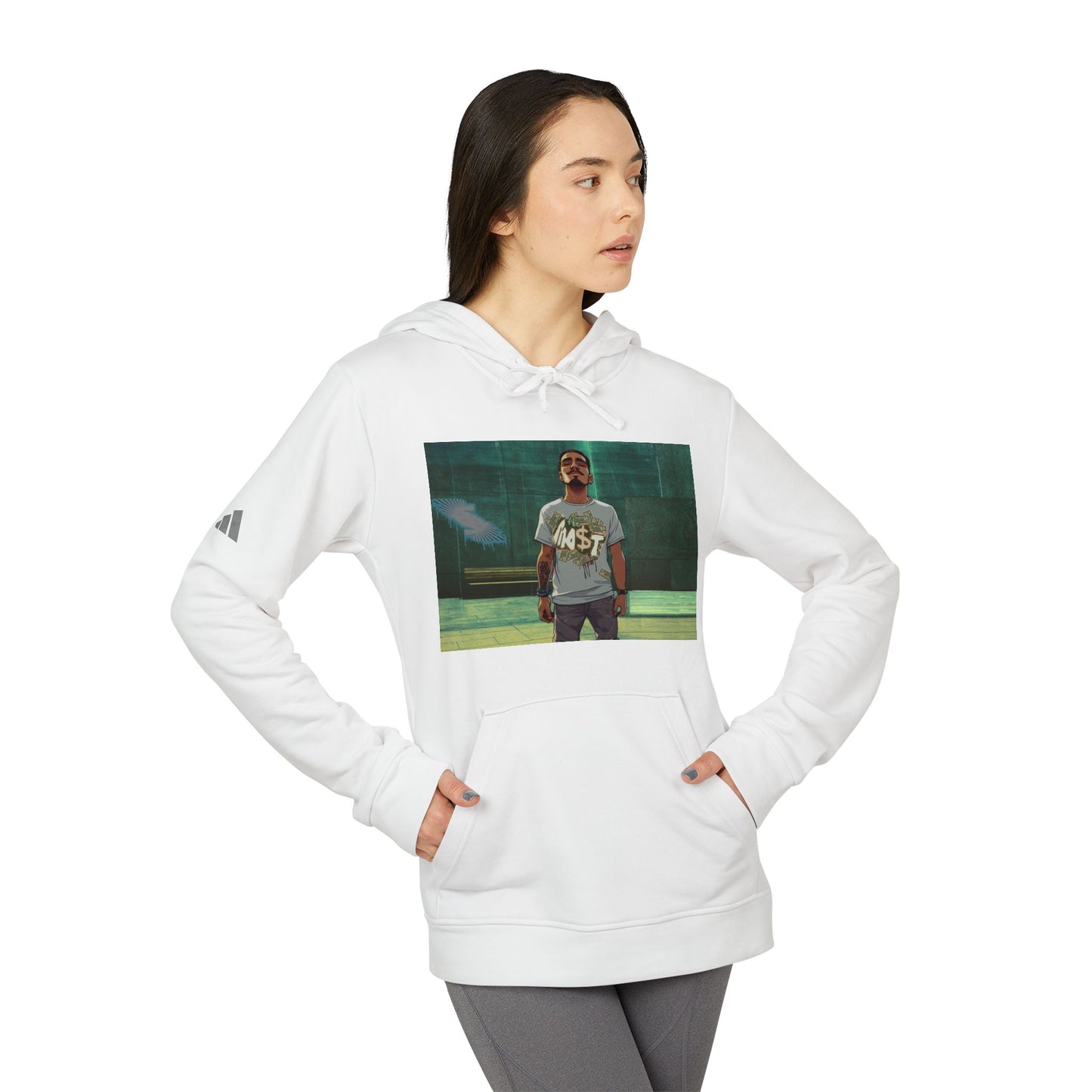 Adidas Unisex Ben Most Graphic Fleece Hoodie