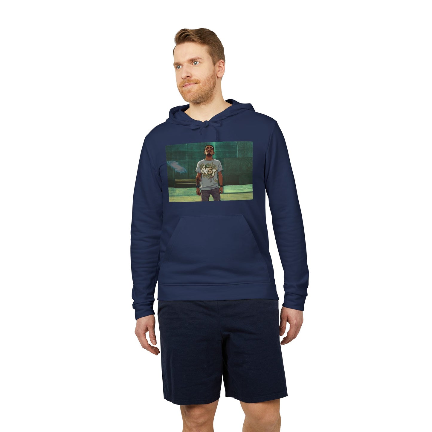 Adidas Unisex Ben Most Graphic Fleece Hoodie