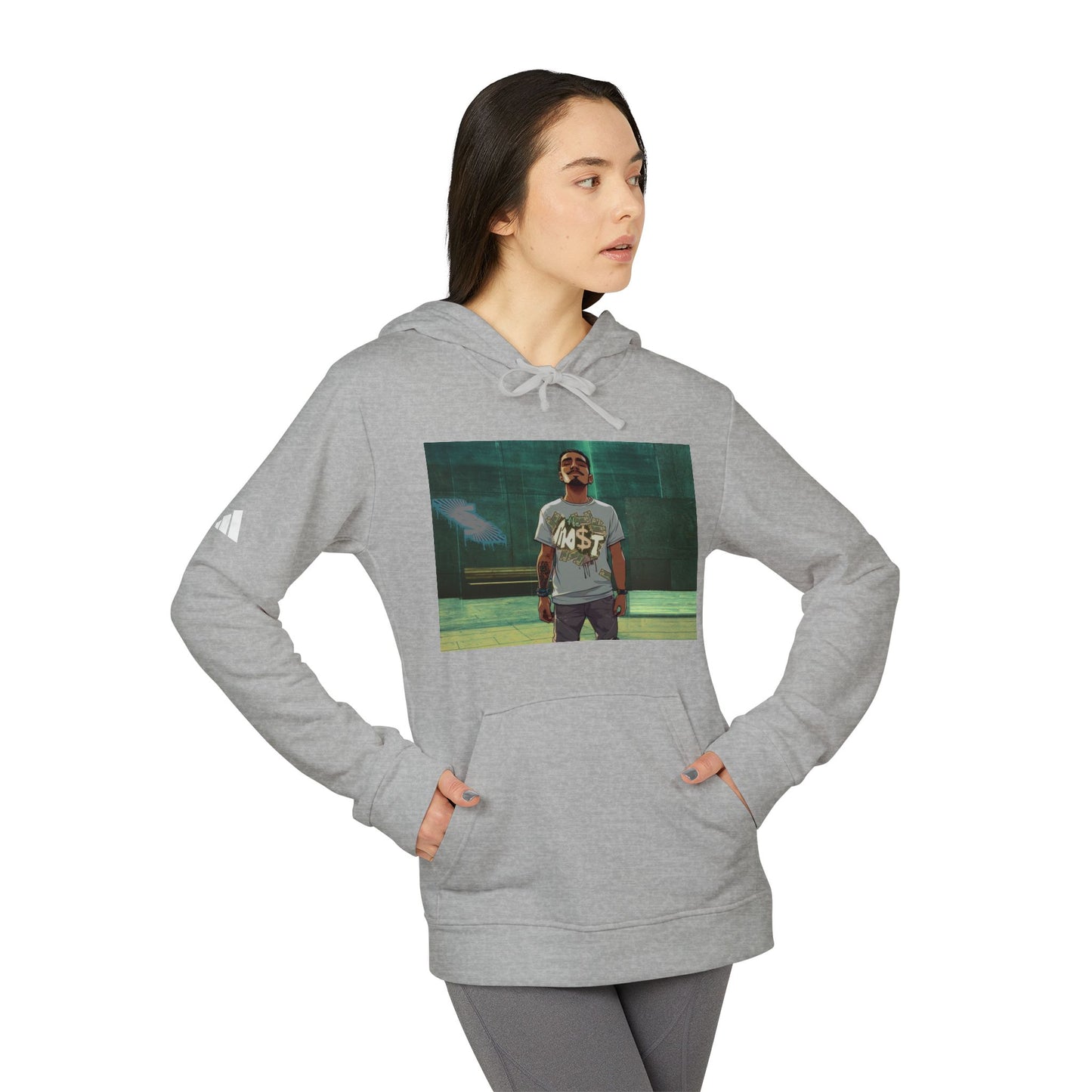 Adidas Unisex Ben Most Graphic Fleece Hoodie