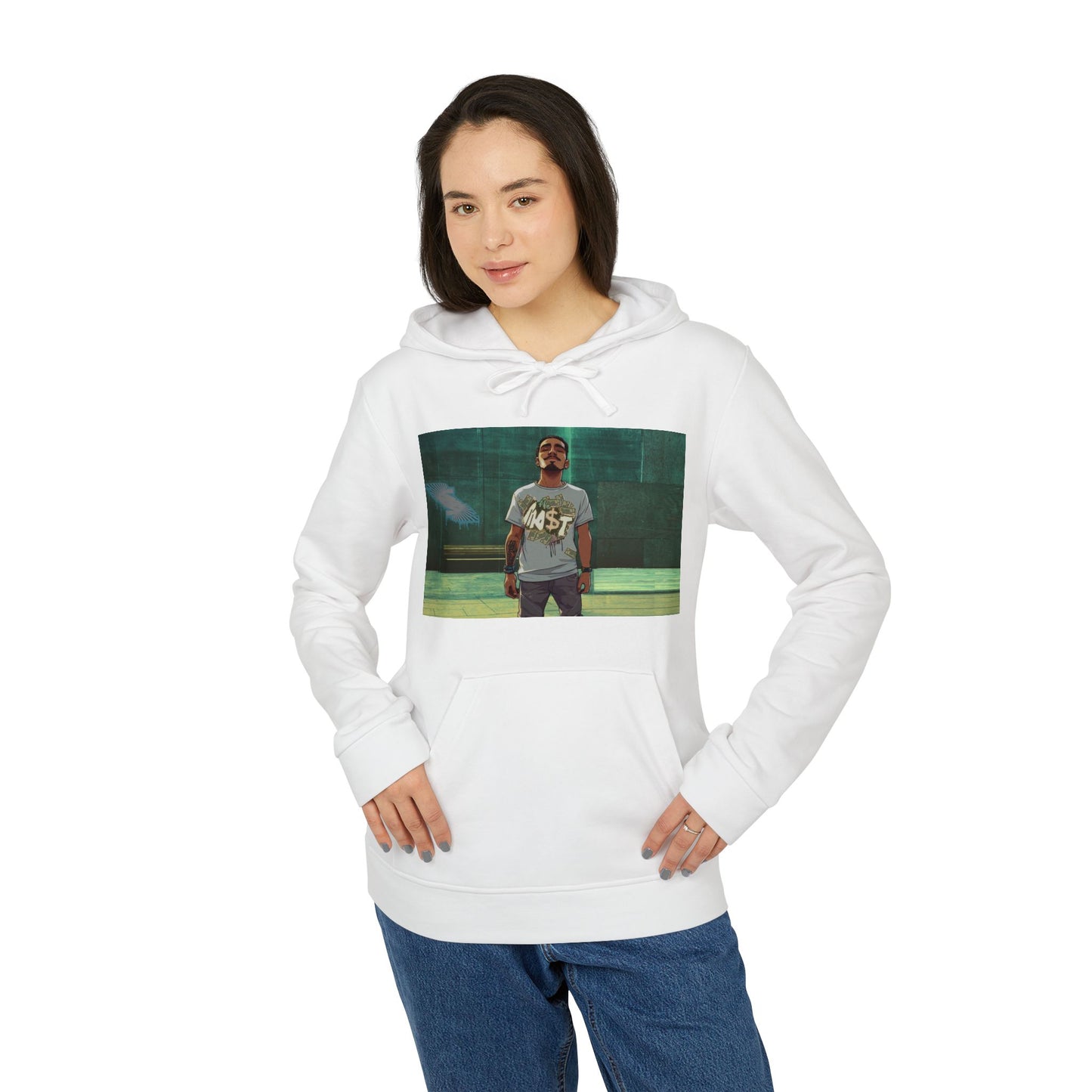 Adidas Unisex Ben Most Graphic Fleece Hoodie